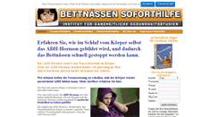 Desktop Screenshot of bettnaessen-soforthilfe.de