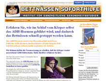 Tablet Screenshot of bettnaessen-soforthilfe.de